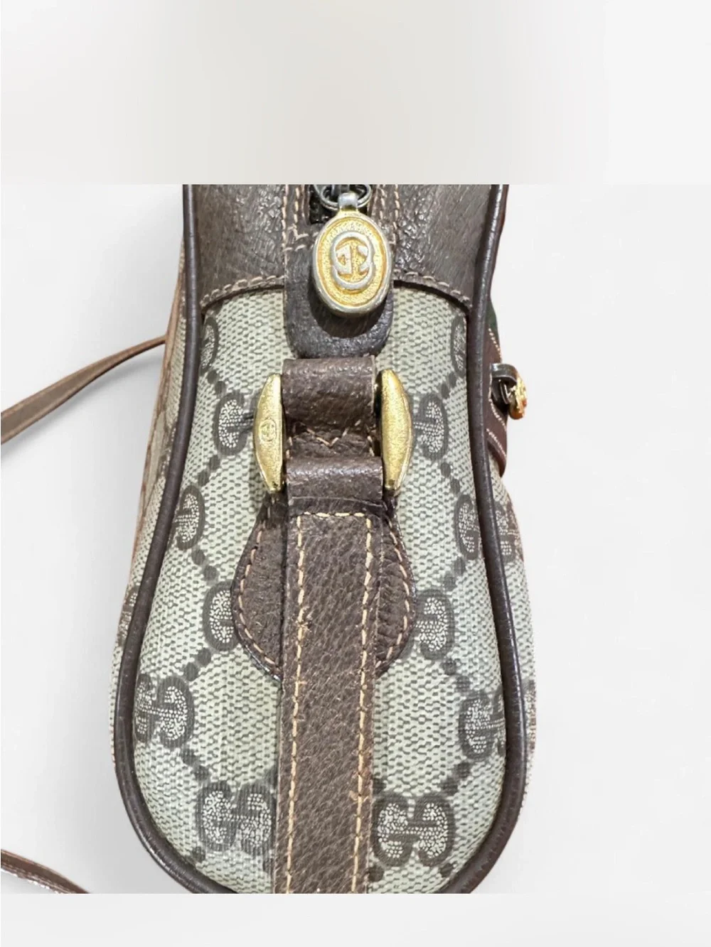 Vintage Gucci Ophidia GG Supreme Sherry Line Crossbody Bag